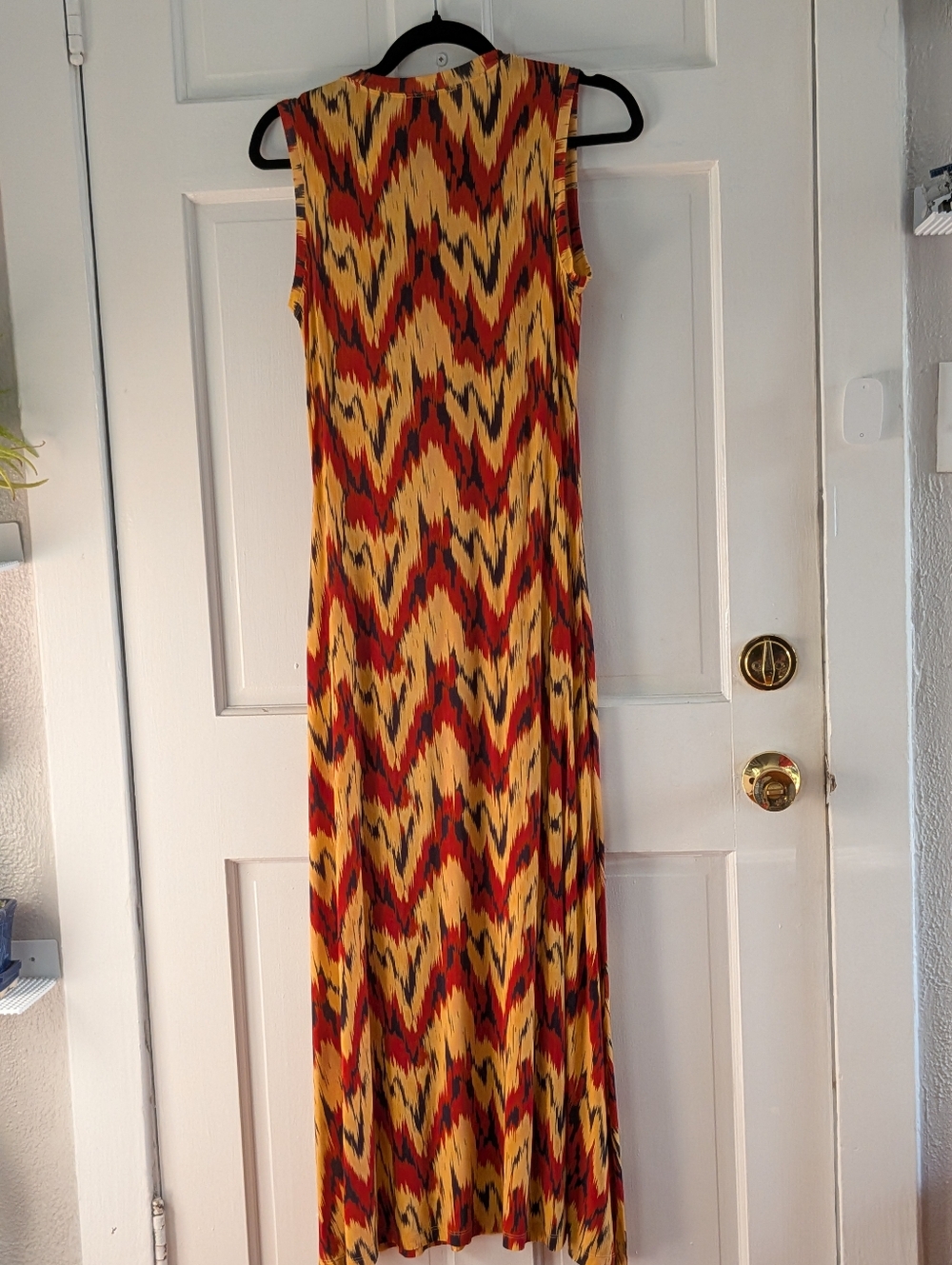 Ulla Johnson Orla Midi Dress Abstract Ikat Print Sleeveless Size S - Picture 3 of 5